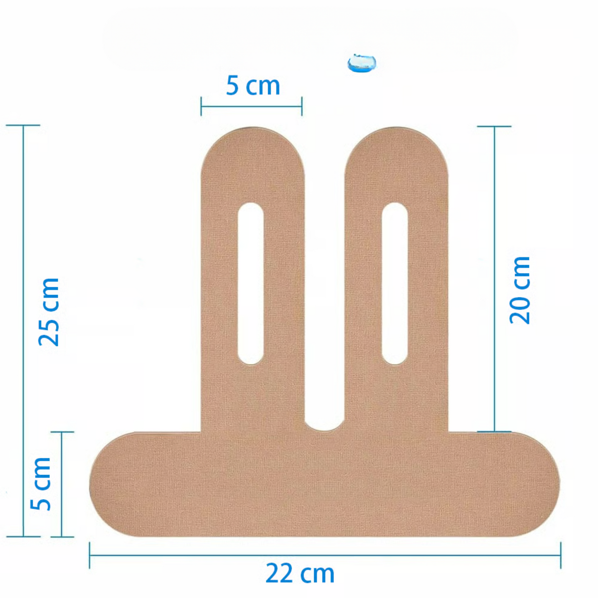 Kinesiology Tape Pre-Cut Knee Strips Water-Resistant