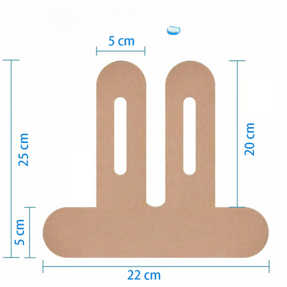 Kinesiology Tape Pre-Cut Knee Strips Water-Resistant