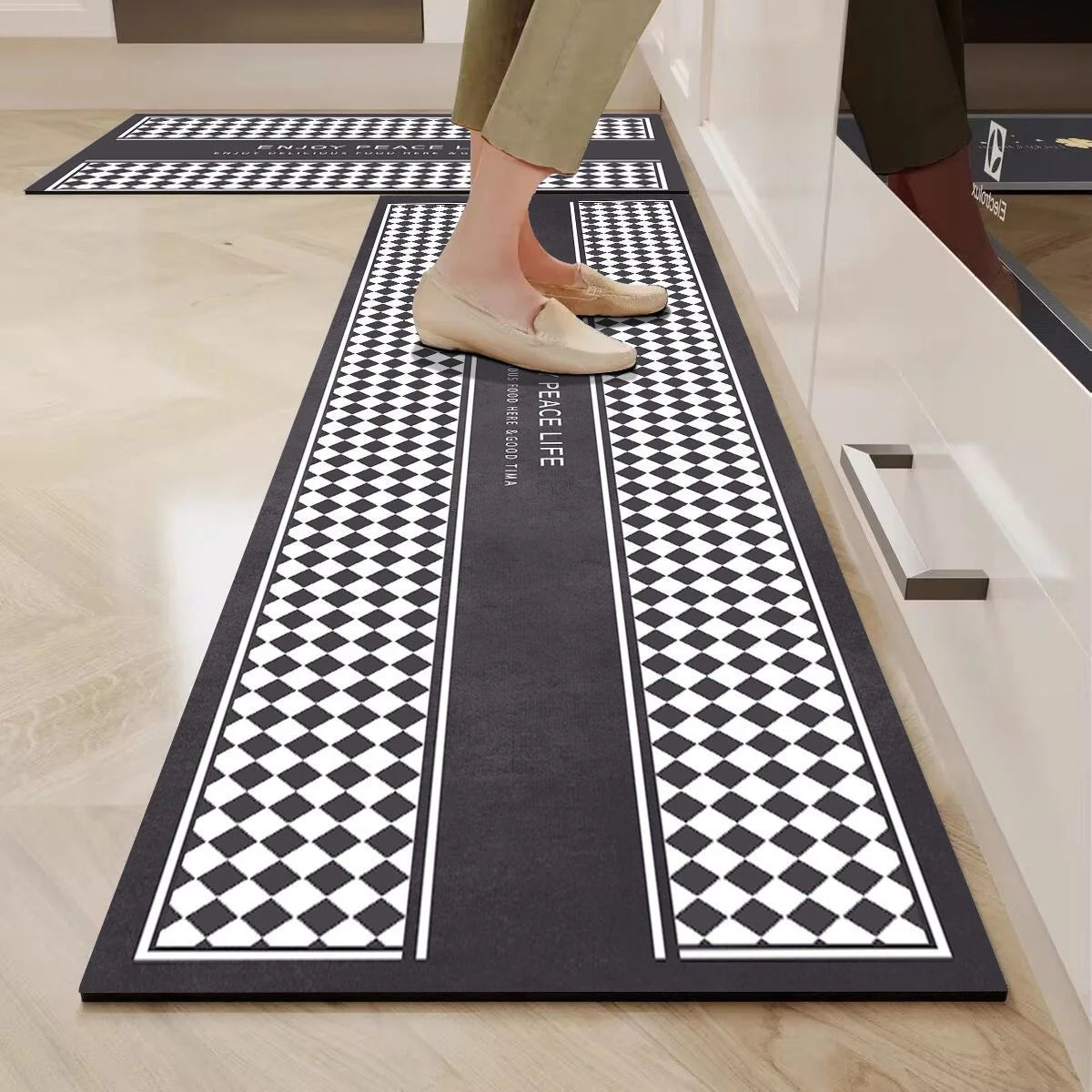 Kitchen Comfort Mat Cushioned Non-Slip Wipe-Clean Surface