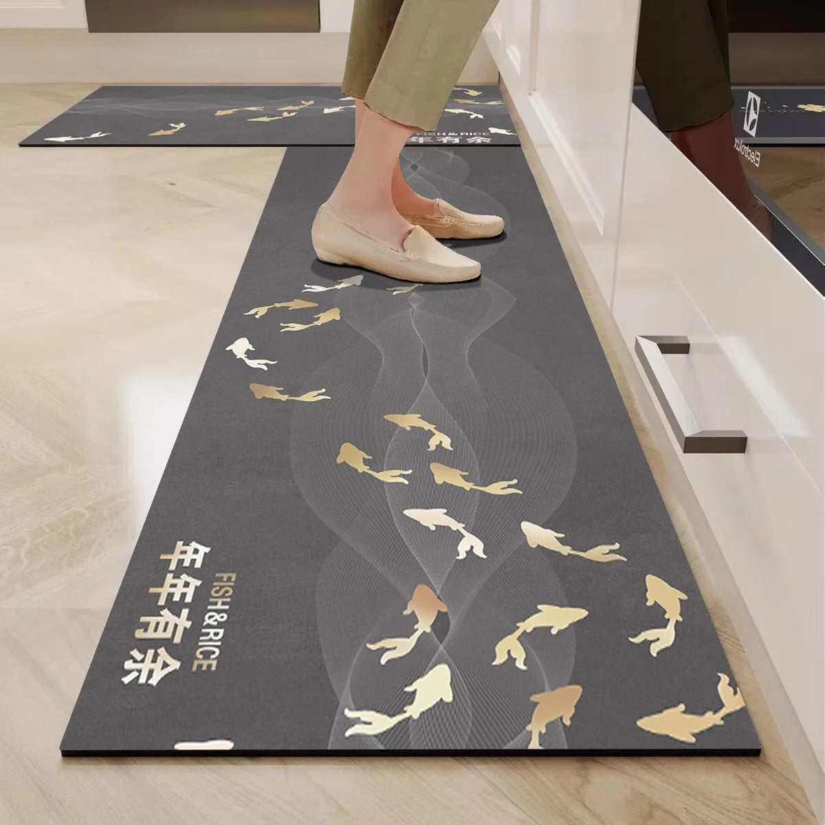 Kitchen Comfort Mat Cushioned Non-Slip Wipe-Clean Surface