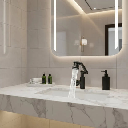 Kitchen Faucet 360° Rotating Adjustable Arm Dual Spray Modes