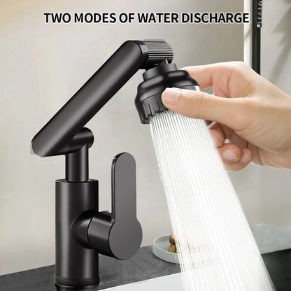 Kitchen Faucet 360° Rotating Adjustable Arm Dual Spray Modes