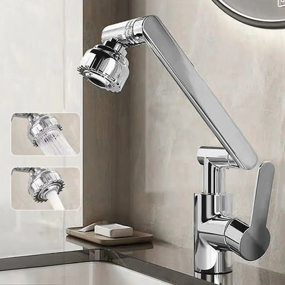Kitchen Faucet 360° Rotating Adjustable Arm Dual Spray Modes