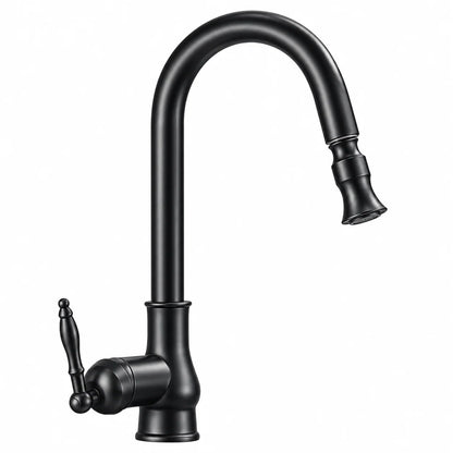 Kitchen Faucet Pull-Out Spray Head Solid Brass