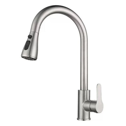 Kitchen Faucet Pull-Out Sprayer Stainless Steel 3 Spray Modes