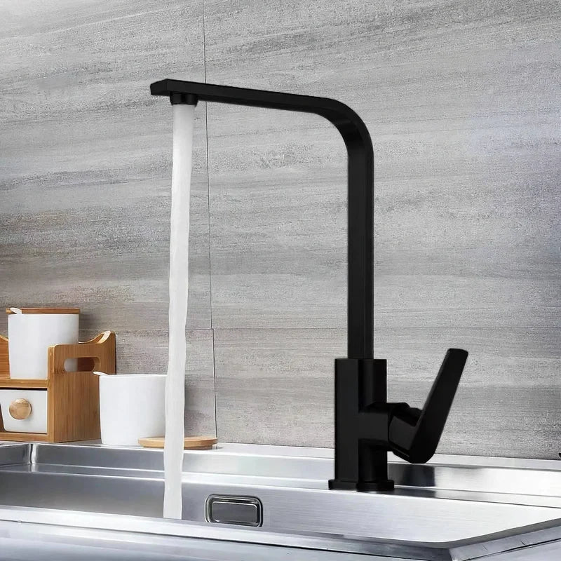 Kitchen Faucet Stainless Steel Ceramic Valve