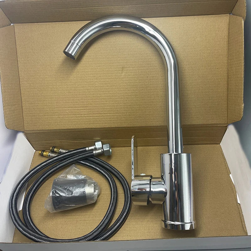 Kitchen Faucet Stainless Steel Ceramic Valve