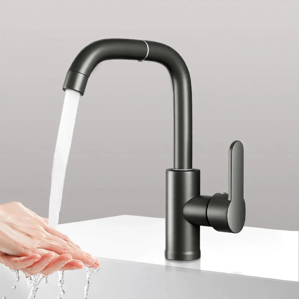 Kitchen Faucet Stainless Steel Ceramic Valve