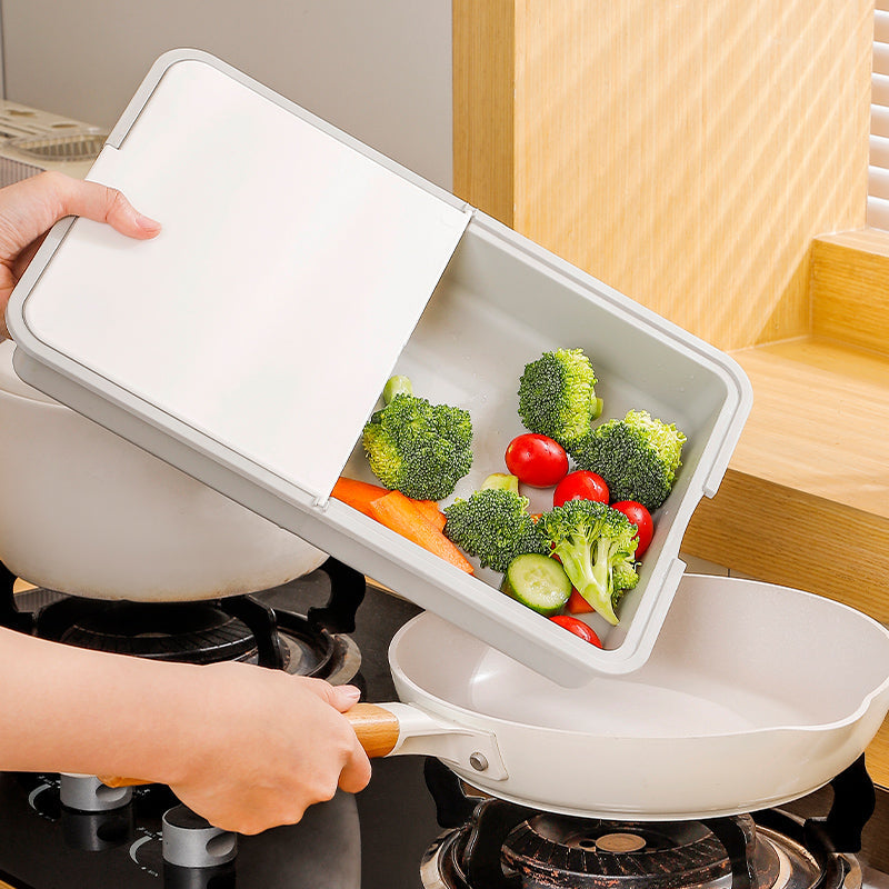 Kitchen Grater 5-in-1 Stainless Steel Blades Integrated Container