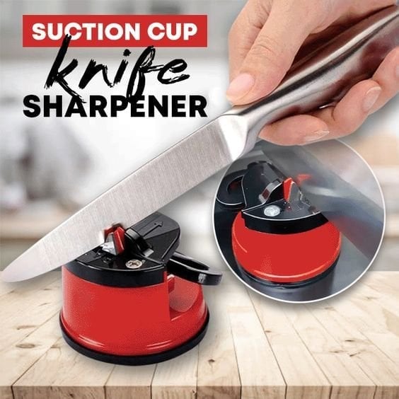 Kitchen Knife Sharpener Suction Base & Automatic Angle Guide