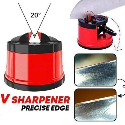 Kitchen Knife Sharpener Suction Base & Automatic Angle Guide