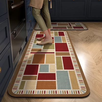 Kitchen Mat Cushioned Non-Slip Wipe-Clean Surface