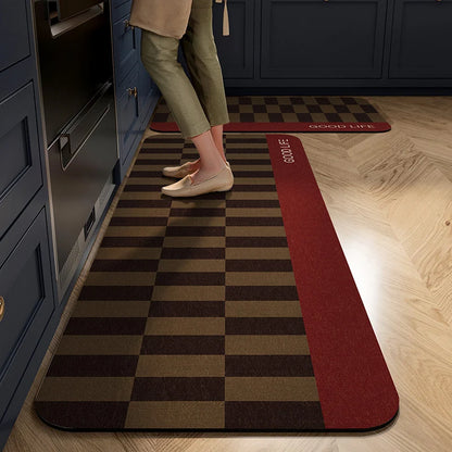 Kitchen Mat Cushioned Non-Slip Wipe-Clean Surface