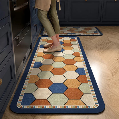 Kitchen Mat Cushioned Non-Slip Wipe-Clean Surface