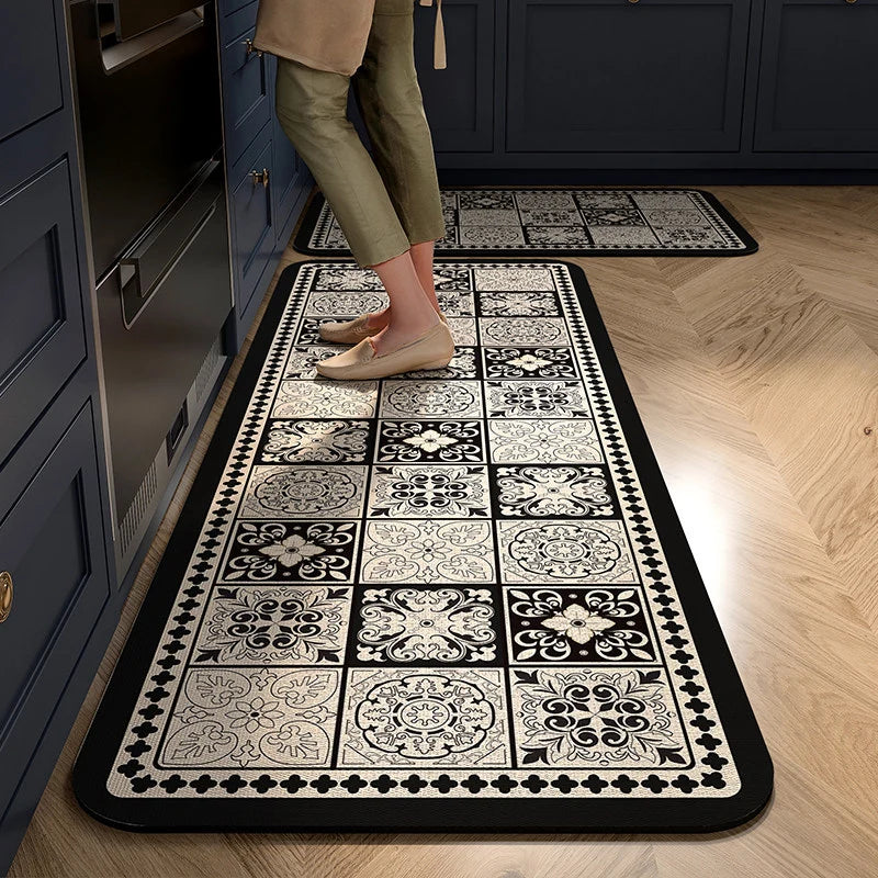 Kitchen Mat Cushioned Non-Slip Wipe-Clean Surface