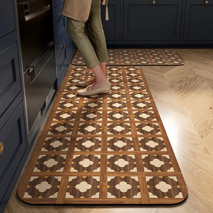 Kitchen Mat Cushioned Non-Slip Wipe-Clean Surface