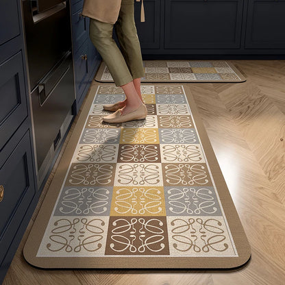 Kitchen Mat Cushioned Non-Slip Wipe-Clean Surface
