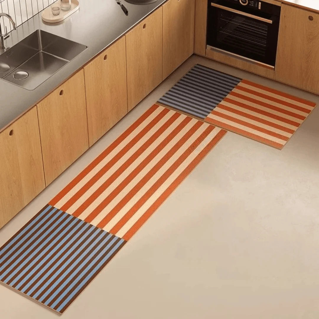 Kitchen Mat Cushioned Waterproof Non-Slip Base