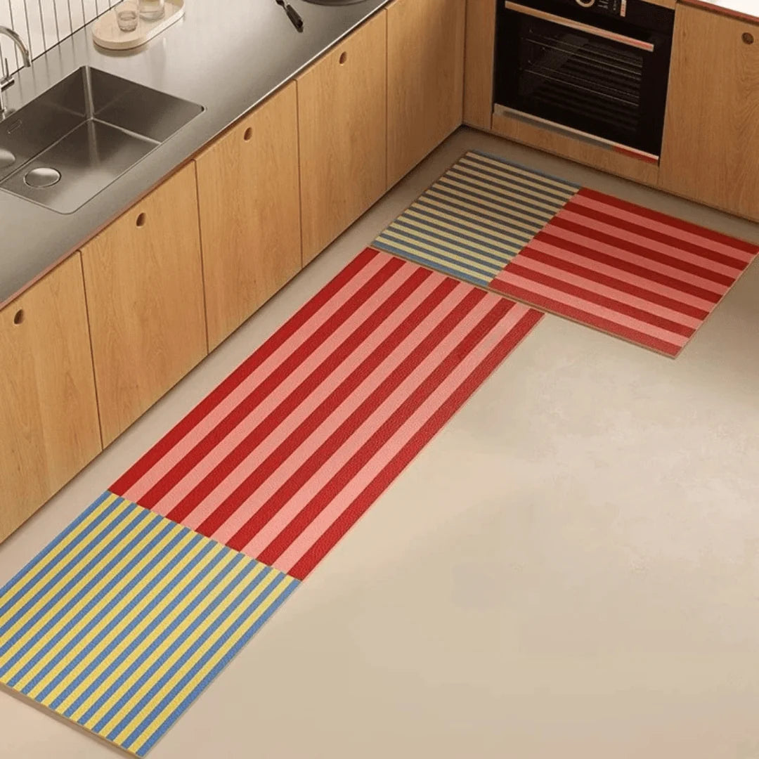 Kitchen Mat Cushioned Waterproof Non-Slip Base