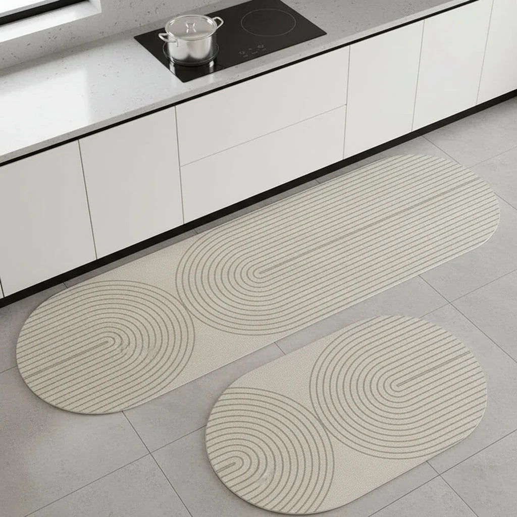 Kitchen Mat Padded Non-Slip Absorbent Quick-Drying Surface