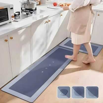 Kitchen Mat Ultra-Absorbent Padded Non-Slip Rubber Base
