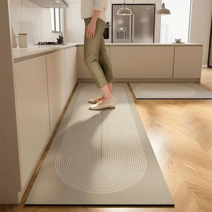 Kitchen Rug Anti-Fatigue Cushioned Absorbent Non-Slip