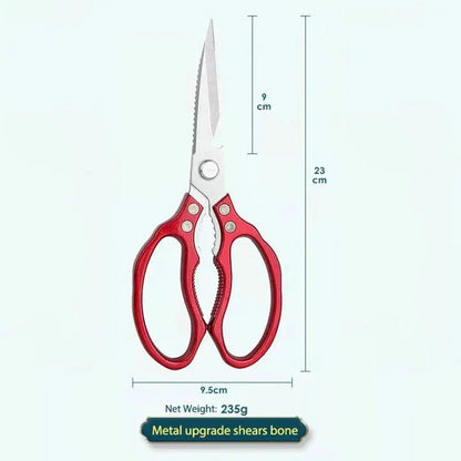 Kitchen Scissors Stainless Steel Blades Ergonomic Aluminum Handles