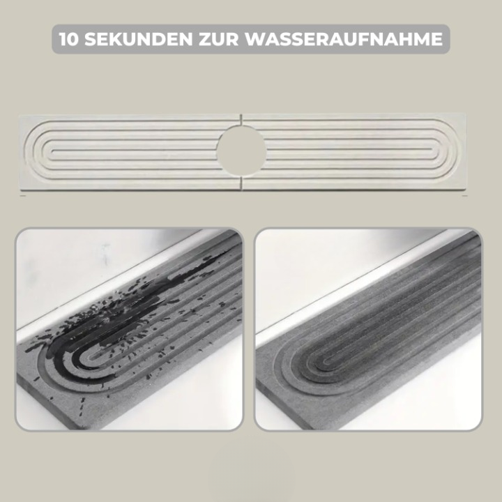 Kitchen Sink Mat Natural Diatomite Quick Absorb Slim