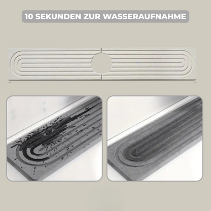 Kitchen Sink Mat Natural Diatomite Quick Absorb Slim