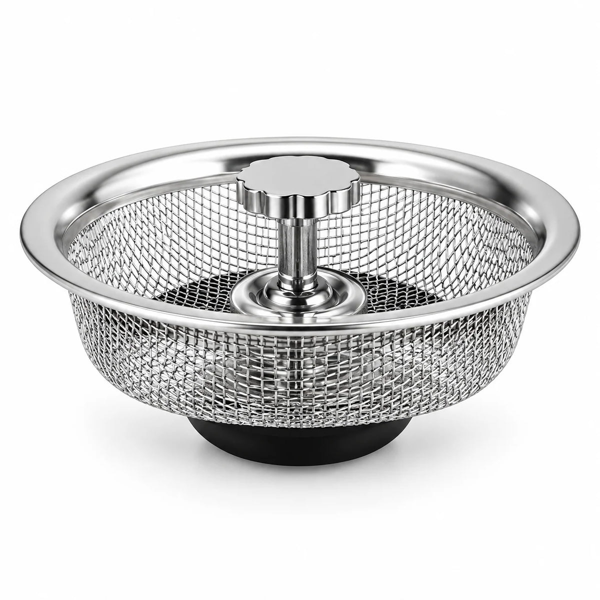 Kitchen Sink Strainer Stainless Steel Strainer & Stopper for Standard Drains
