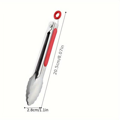 Kitchen Tongs Stainless Steel Locking Non-Slip Handles