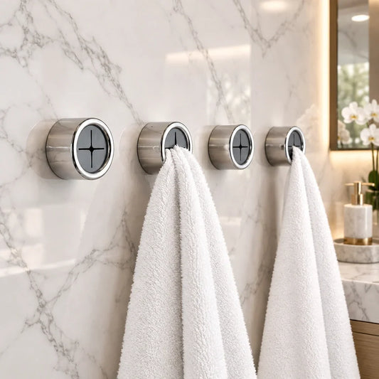 Kitchen Towel Clips Self-Adhesive & Tool-Free Set of 4