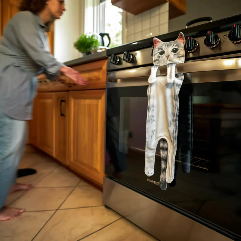 Kitchen Towel Microfiber Quick-Drying Paw Loop