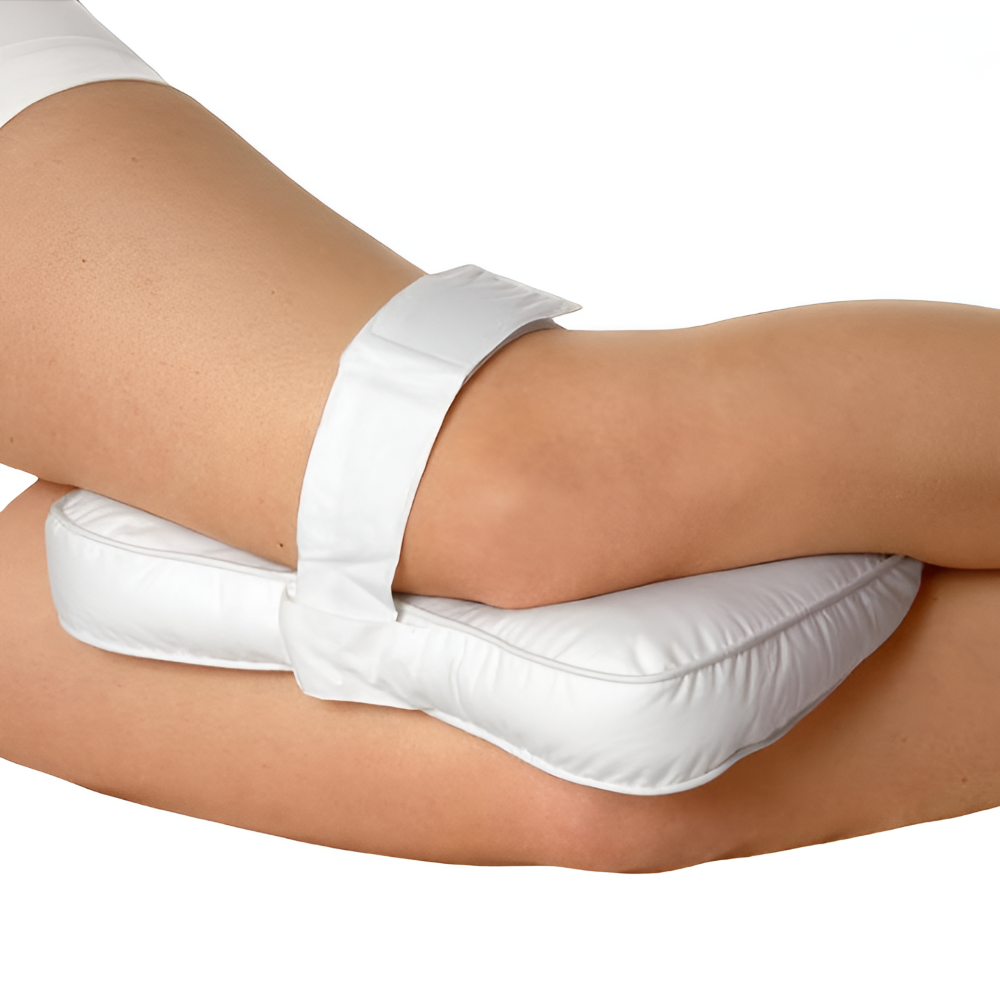 Knee Pillow Contour Memory Foam Adjustable Velcro Strap