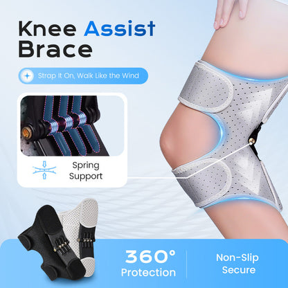 Knee Support Adjustable Compression Breathable Non-Slip Straps