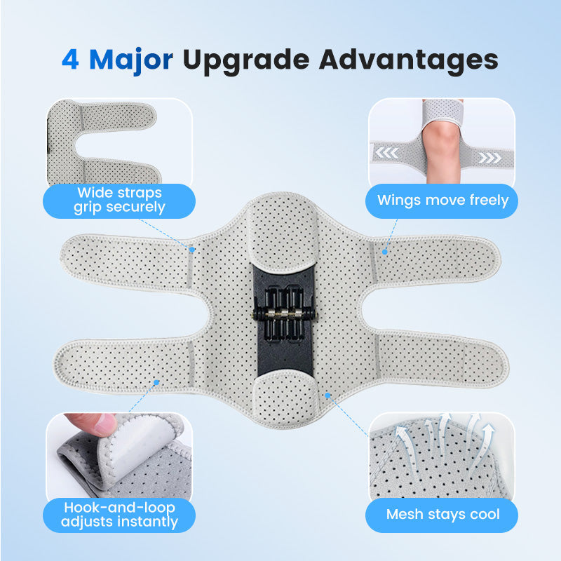Knee Support Adjustable Compression Breathable Non-Slip Straps