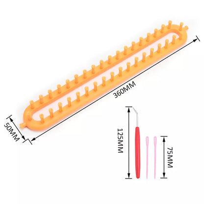 Knitting Frame Needle-Free Metal Pins Portable