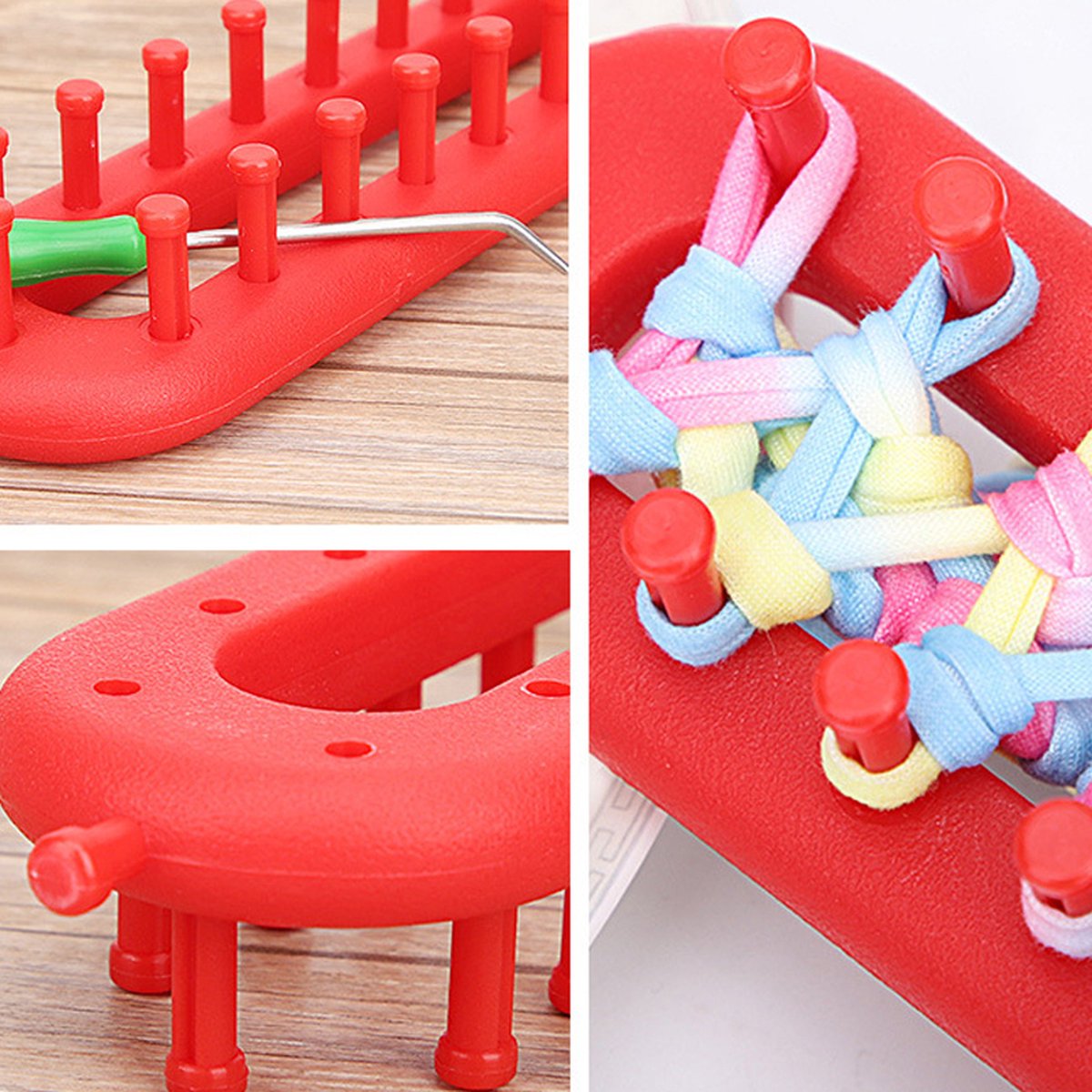 Knitting Frame Needle-Free Pin Loom Portable