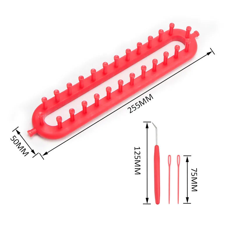 Knitting Frame Needle-Free Pin Loom Portable