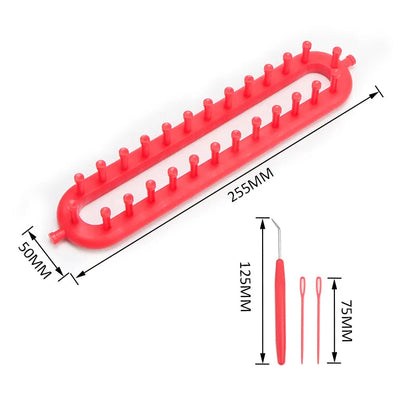 Knitting Frame Needle-Free Pin Loom Portable