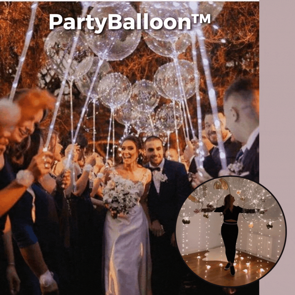 LED Balloon Reusable & Battery-Free