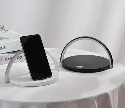 LED Bedside Lamp Qi Wireless Charger Touch Dimmer