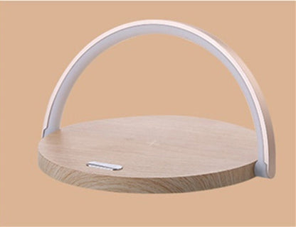 LED Bedside Lamp Qi Wireless Charger Touch Dimmer