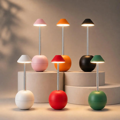 LED Bedside Lamp Remote Control & USB Charging