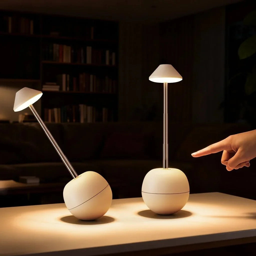 LED Bedside Lamp Remote Control & USB Charging