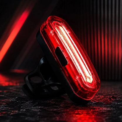 LED Bike Tail Light Wide Beam USB Rechargeable