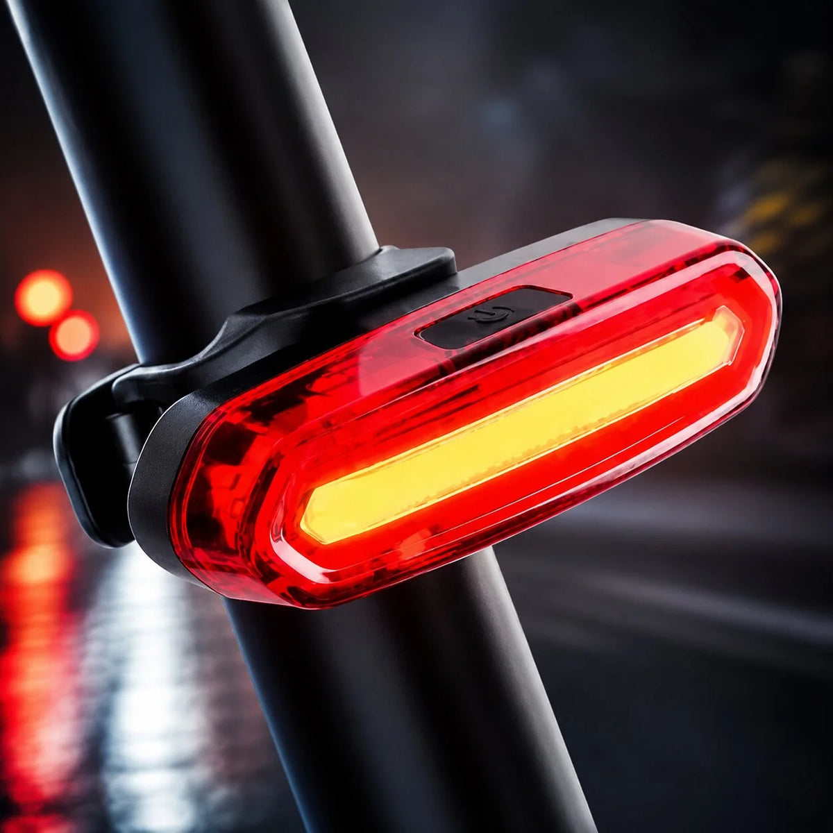 LED Bike Tail Light Wide Beam USB Rechargeable