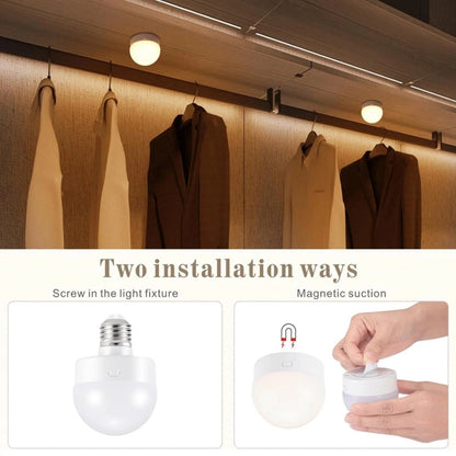 LED Bulb E27 Rechargeable Dimmable RGB Remote & Timer