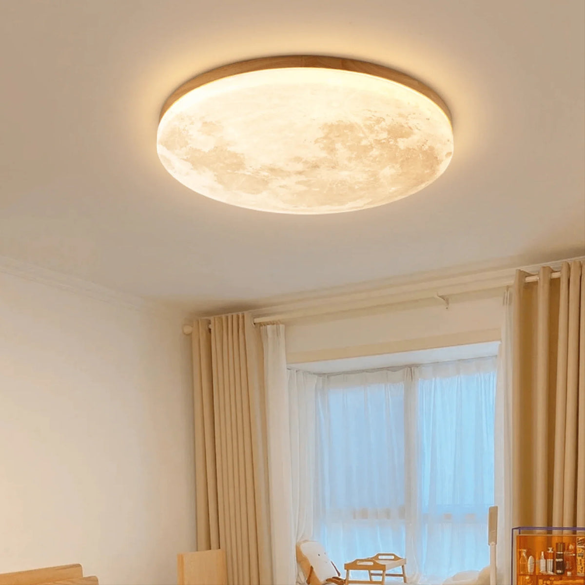 LED Ceiling Light Dimmable Three-Color Moonlight
