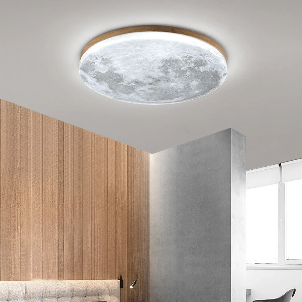 LED Ceiling Light Dimmable Three-Color Moonlight